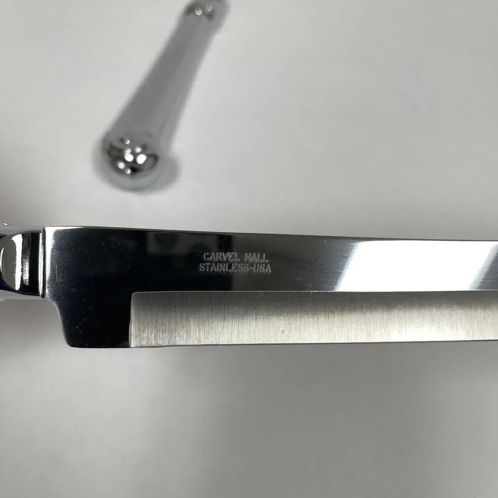 Carvel Hall by Towle Silver Carving Knife Fork Pistol Handle George Washington‎